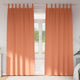 Vidaxl zwart-out gordijnen met ringen 2 pcs terracotta 225 x 140 cm