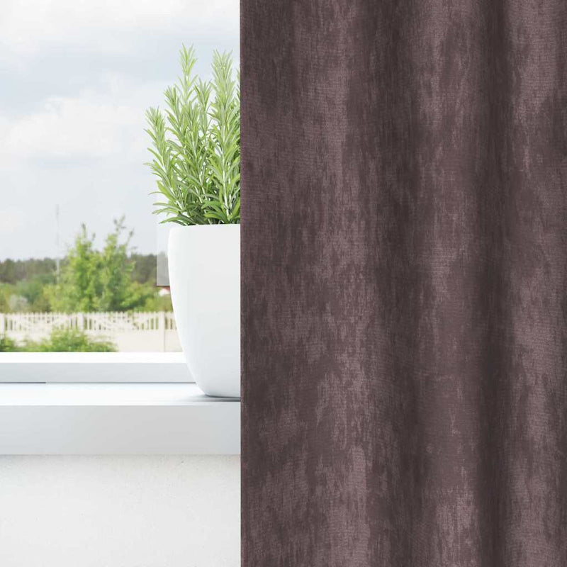 Afbeelding laden in galerijviewer, Vidaxl velvet gordijnen met gordijnen 2 pcs bruin 225 x 140 cm fluweel
