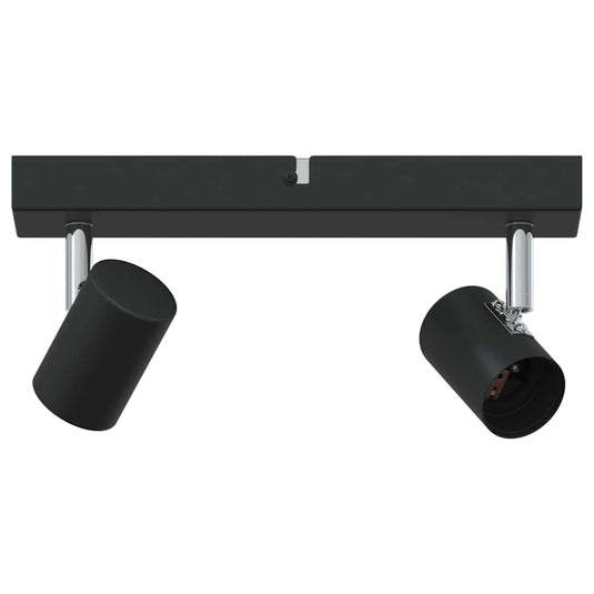 Vidaxl plafondspot met schijnwerpers zwart 26 x 6,5 x 11,5 cm metaal