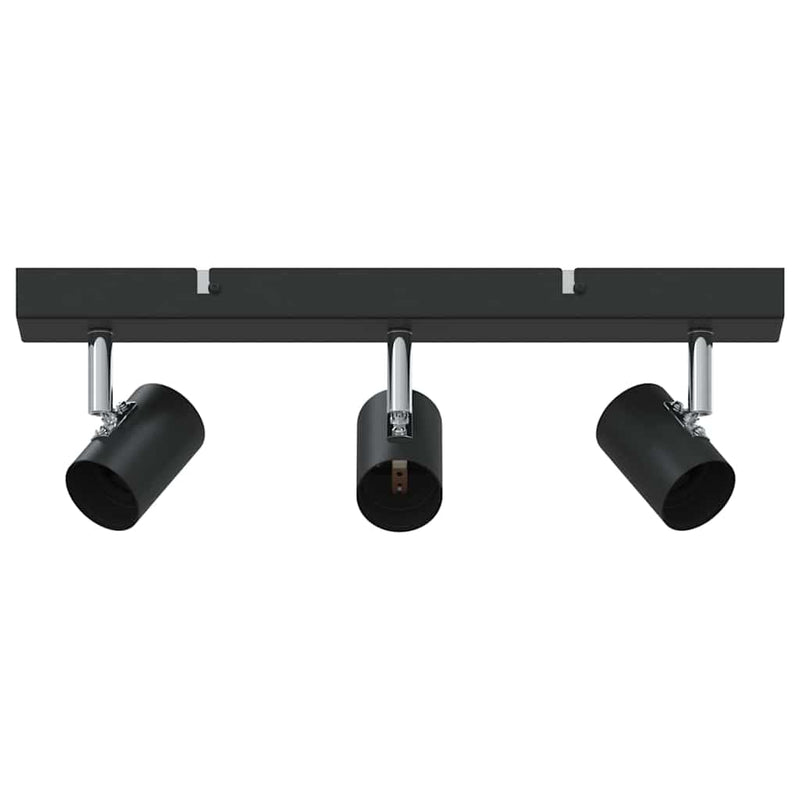 Afbeelding laden in galerijviewer, Vidaxl plafondspot met schijnwerpers zwart 38 x 6,5 x 11,5 cm metaal
