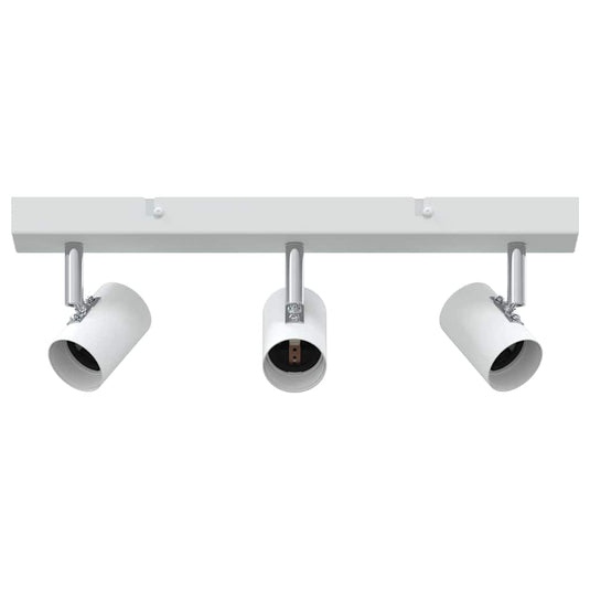 Vidaxl plafondspot met schijnwerpers wit 38 x 6,5 x 11,5 cm metaal