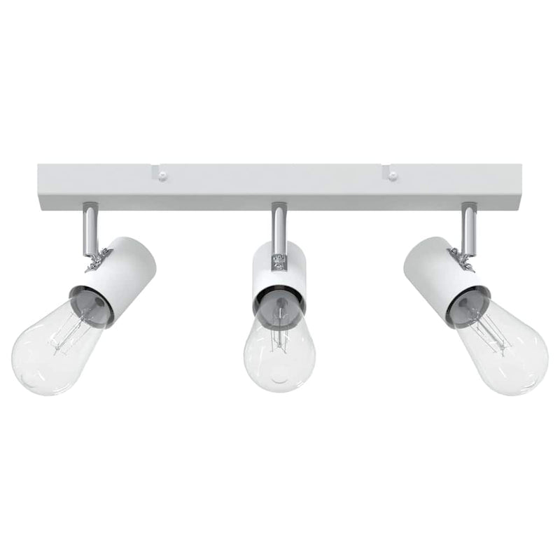 Afbeelding laden in galerijviewer, Vidaxl plafondspot met schijnwerpers wit 38 x 6,5 x 11,5 cm metaal
