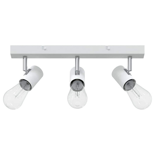 Vidaxl plafondspot met schijnwerpers wit 38 x 6,5 x 11,5 cm metaal