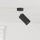 Vidaxl plafondspot met schijnwerpers zwart 6 x 6 x 16 cm metaal