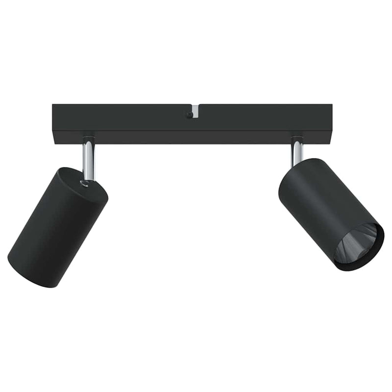 Afbeelding laden in galerijviewer, Vidaxl plafondspot met schijnwerpers zwart 26 x 6 x 16 cm metaal
