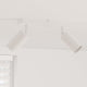 Vidaxl plafondspot met schijnwerpers wit 26 x 6 x 16 cm metaal