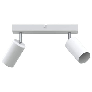 Vidaxl plafondspot met schijnwerpers wit 26 x 6 x 16 cm metaal