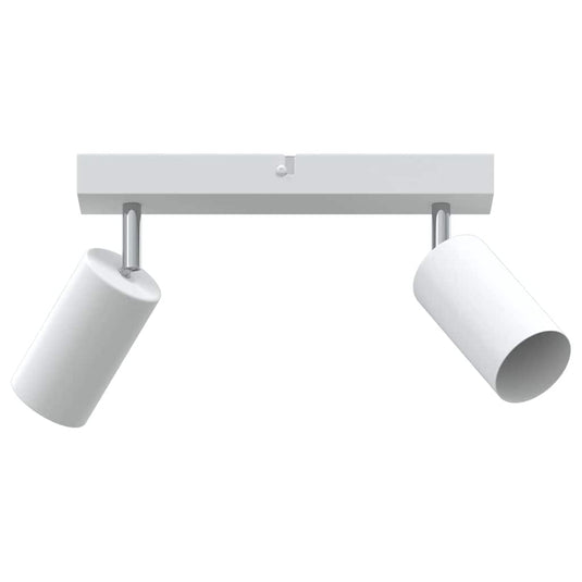Vidaxl plafondspot met schijnwerpers wit 26 x 6 x 16 cm metaal