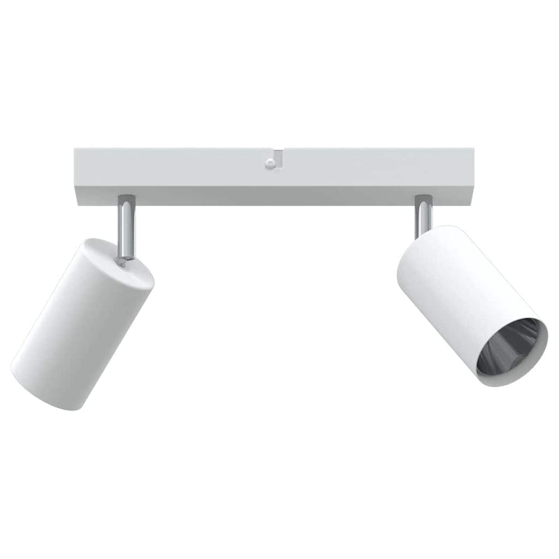 Afbeelding laden in galerijviewer, Vidaxl plafondspot met schijnwerpers wit 26 x 6 x 16 cm metaal
