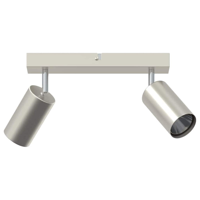 Afbeelding laden in galerijviewer, Vidaxl plafondspot met schijnwerpers nikkel 26 x 6 x 16 cm metaal
