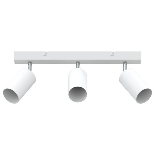 Vidaxl plafondspot met schijnwerpers wit 38 x 6 x 16 cm metaal
