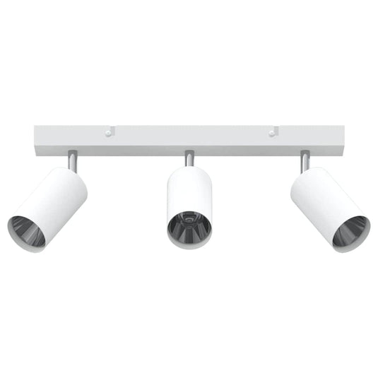 Vidaxl plafondspot met schijnwerpers wit 38 x 6 x 16 cm metaal