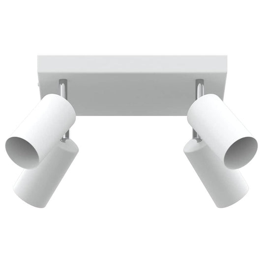 Vidaxl plafondspot met schijnwerpers wit 26 x 26 x 16 cm metaal