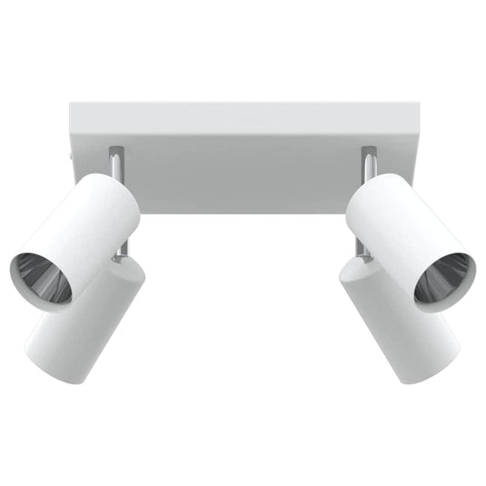 Vidaxl plafondspot met schijnwerpers wit 26 x 26 x 16 cm metaal