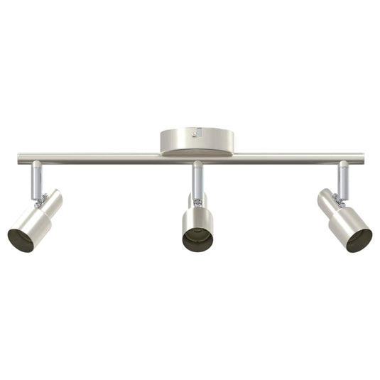 Vidaxl plafondspot met schijnwerpers nikkel 39 x 10,5 x 10,5 cm staal