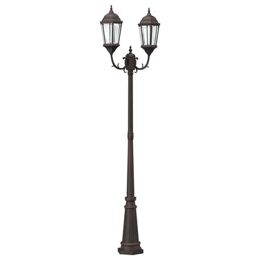 Vidaxl tuinverlichting brons 68 x 20 x 235 cm aluminium en glas
