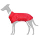 Vidaxl hondenregenjas met reflecterende strips polyester rood m