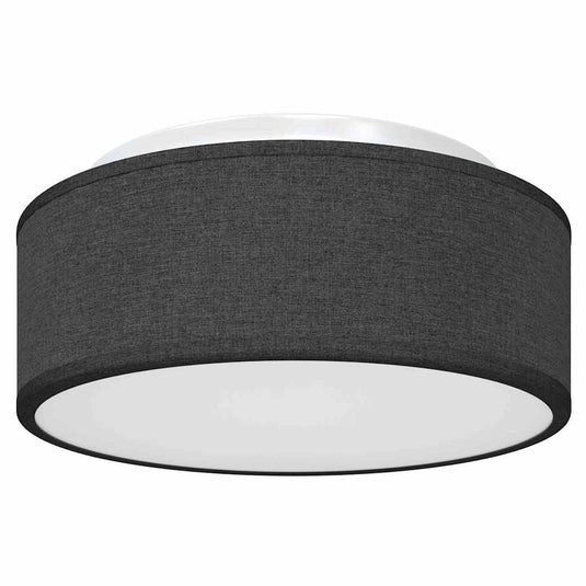 Vidaxl plafonnière met schijnwerpers zwart 30 x 30 x 13,5 cm stof