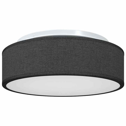Vidaxl plafonnière met schijnwerpers zwart 38 x 38 x 13,5 cm stof