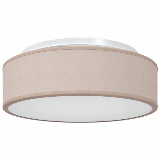 Vidaxl plafonnière met schijnwerpers taupe 38 x 38 x 13,5 cm stof