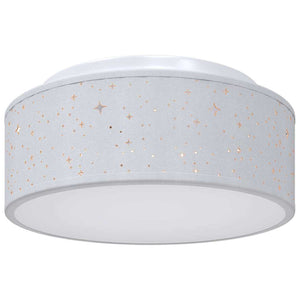 Vidaxl plafonnière met schijnwerpers grijs 30 x 30 x 13,5 cm stof
