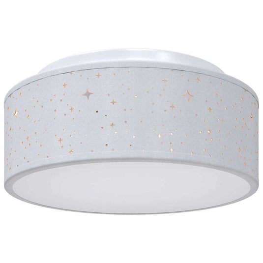 Vidaxl plafonnière met schijnwerpers grijs 30 x 30 x 13,5 cm stof