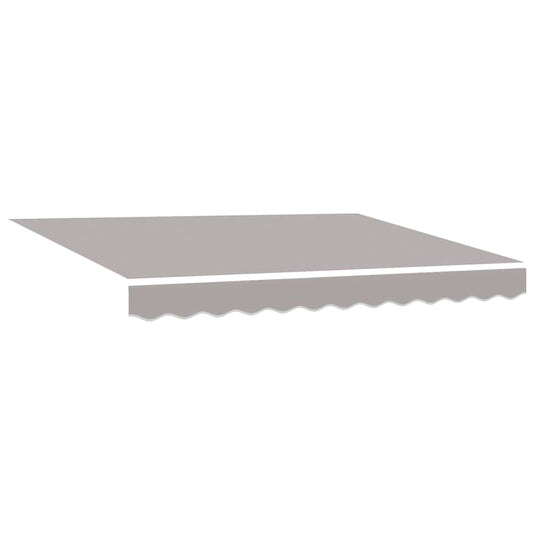 Vidaxl vervangend zonneschermdoek voor 3,5x2,5 m lichtgrijs polyester