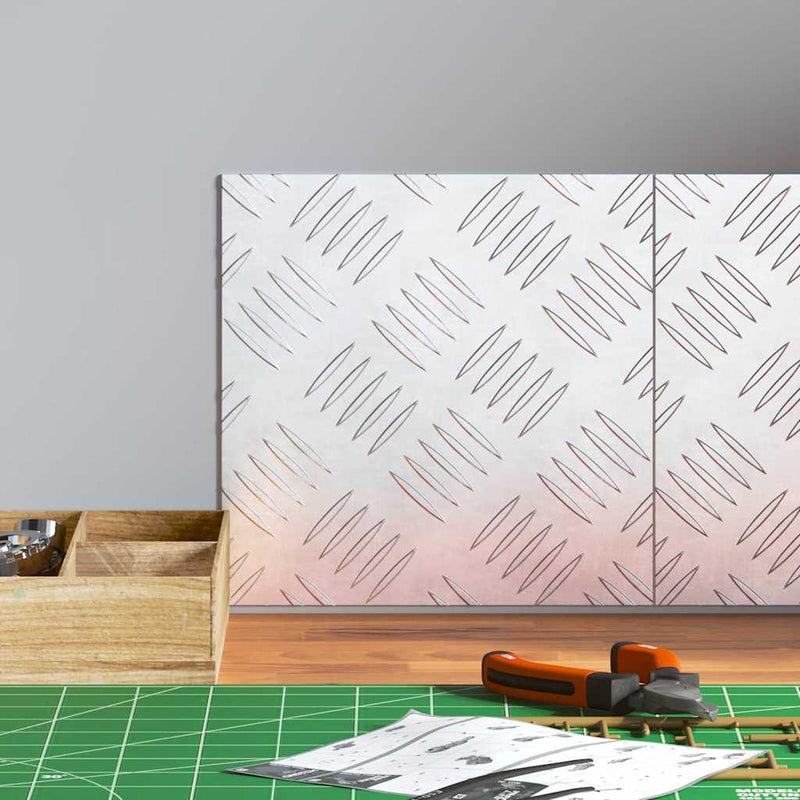Afbeelding laden in galerijviewer, Vidaxl trapmatten 2 st 20 x 20 cm zilver aluminium vierkant

