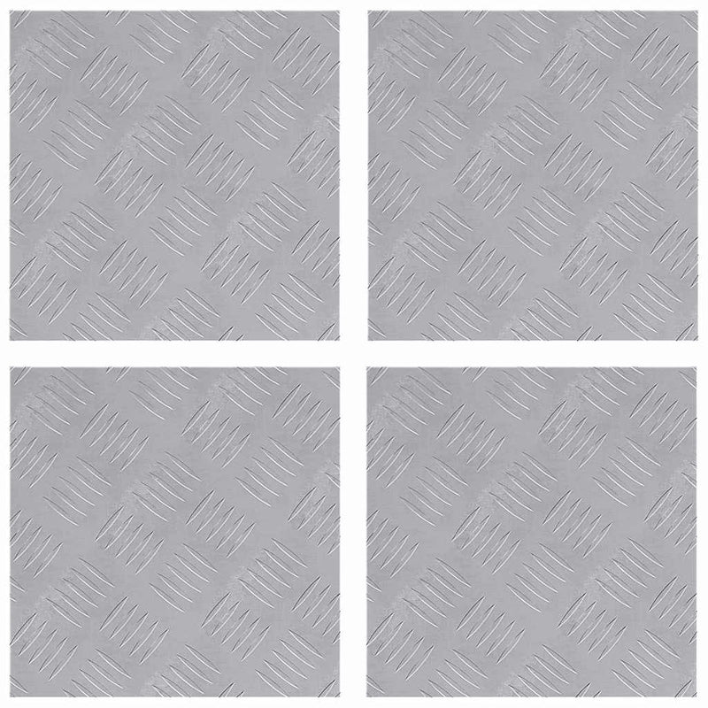 Afbeelding laden in galerijviewer, Vidaxl trapmatten 4 st 30 x 30 cm zilver aluminium vierkant

