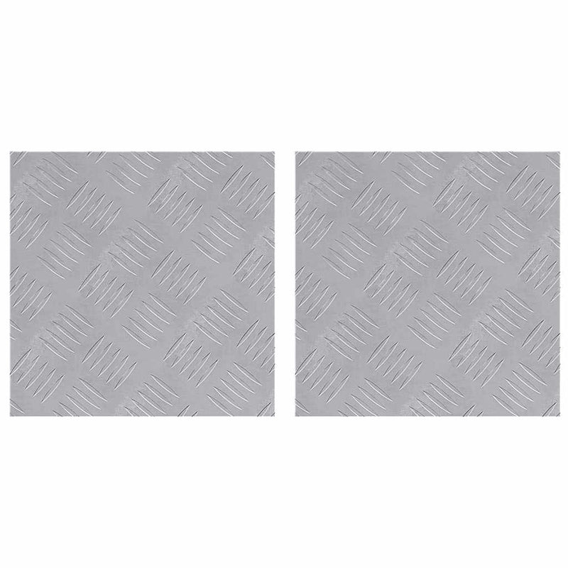Afbeelding laden in galerijviewer, Vidaxl trapmatten 2 st 30 x 30 cm zilver aluminium vierkant
