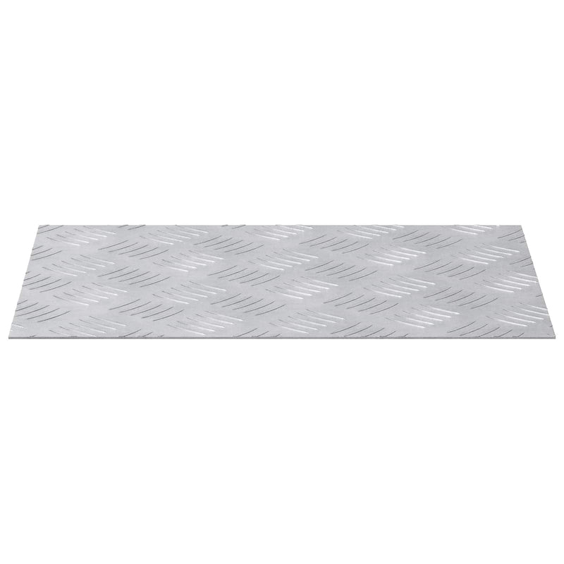 Afbeelding laden in galerijviewer, Vidaxl trapmatten 2 st 40 x 30 cm zilver aluminium rechthoekig
