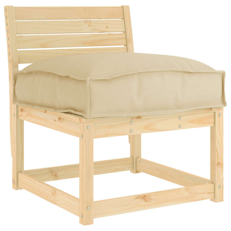 Afbeelding laden in galerijviewer, Vidaxl kussen oxford stof beige 50 x 50 x 12 cm
