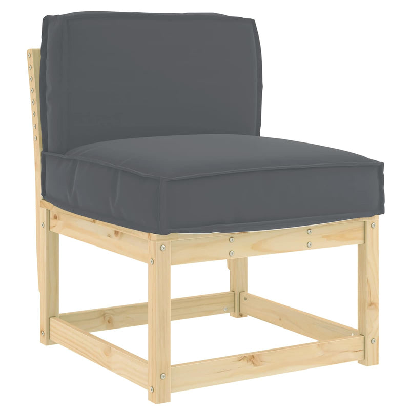 Afbeelding laden in galerijviewer, Vidaxl kussen antraciet 60 x 40 x 12 cm oxford stof
