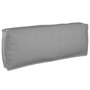 Vidaxl kussen oxford stof grijs 120 x 40 x 12 cm