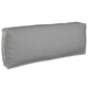 Vidaxl kussen oxford stof grijs 120 x 40 x 12 cm