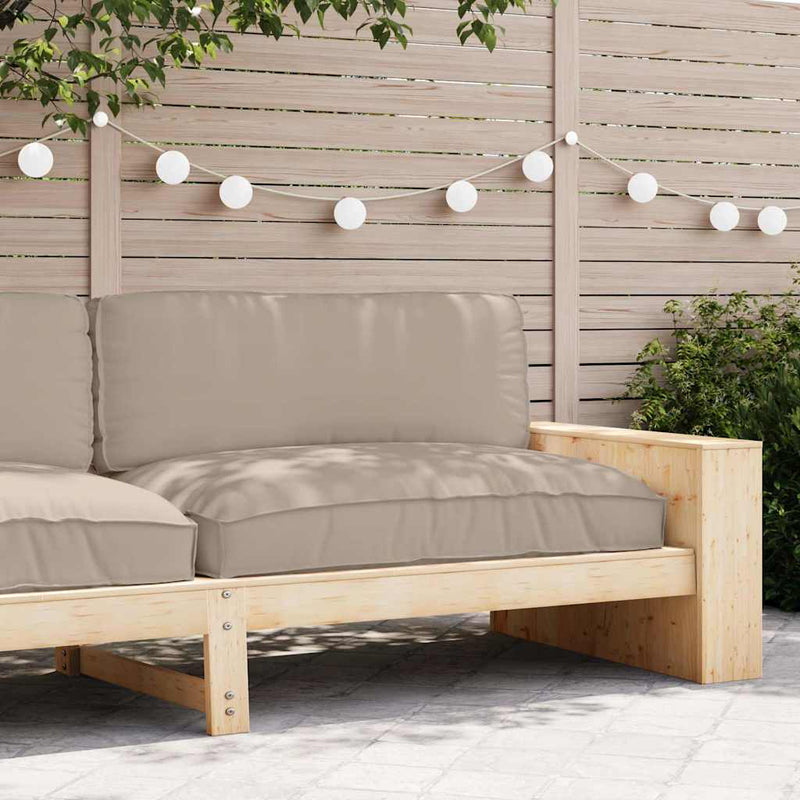 Afbeelding laden in galerijviewer, Vidaxl kussen oxford stof taupe 120 x 80 x 12 cm
