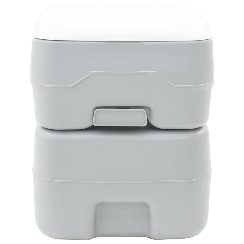 Afbeelding laden in galerijviewer, Vidaxl camping toilet grijs 41,5 x 36,5 x 42 cm
