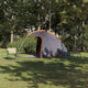 Vidaxl tent grijs en oranje 370 x 230 x 185 cm polyester en glasvezel