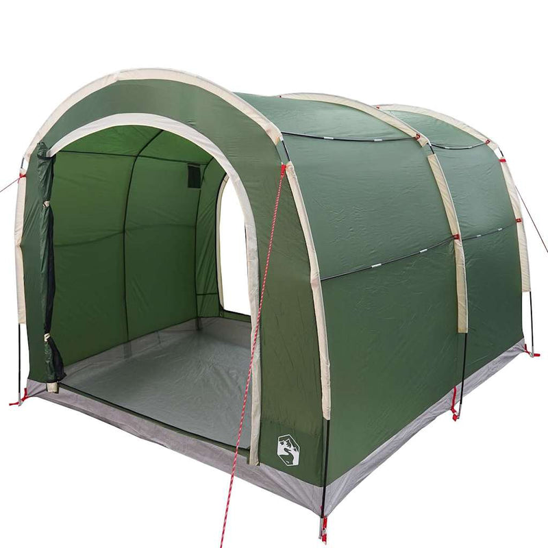 Afbeelding laden in galerijviewer, Vidaxl tent met dak met opslag groen 268 x 240 x 191 cm polyester
