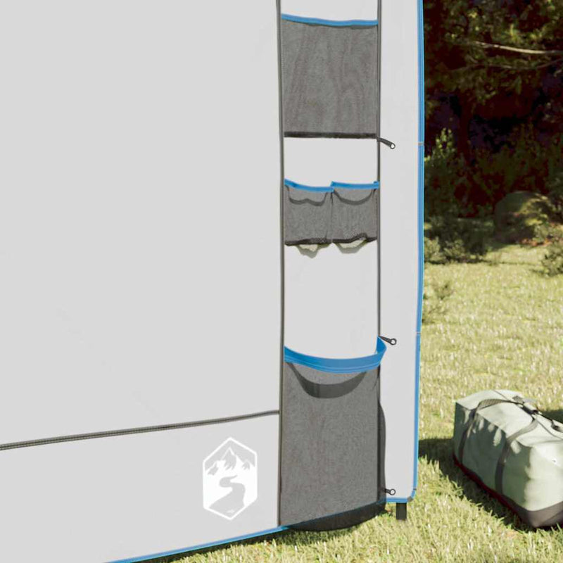 Afbeelding laden in galerijviewer, Vidaxl hangende tentorganiser grijs en blauw 320 x 182 cm oxford
