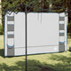 Vidaxl hangende tentorganiser grijs en blauw 320 x 182 cm oxford