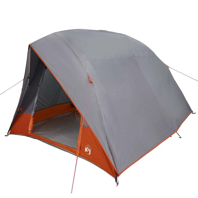 Afbeelding laden in galerijviewer, Vidaxl camping tent met dak grijs en oranje 275 x 230 x 140 cm taft
