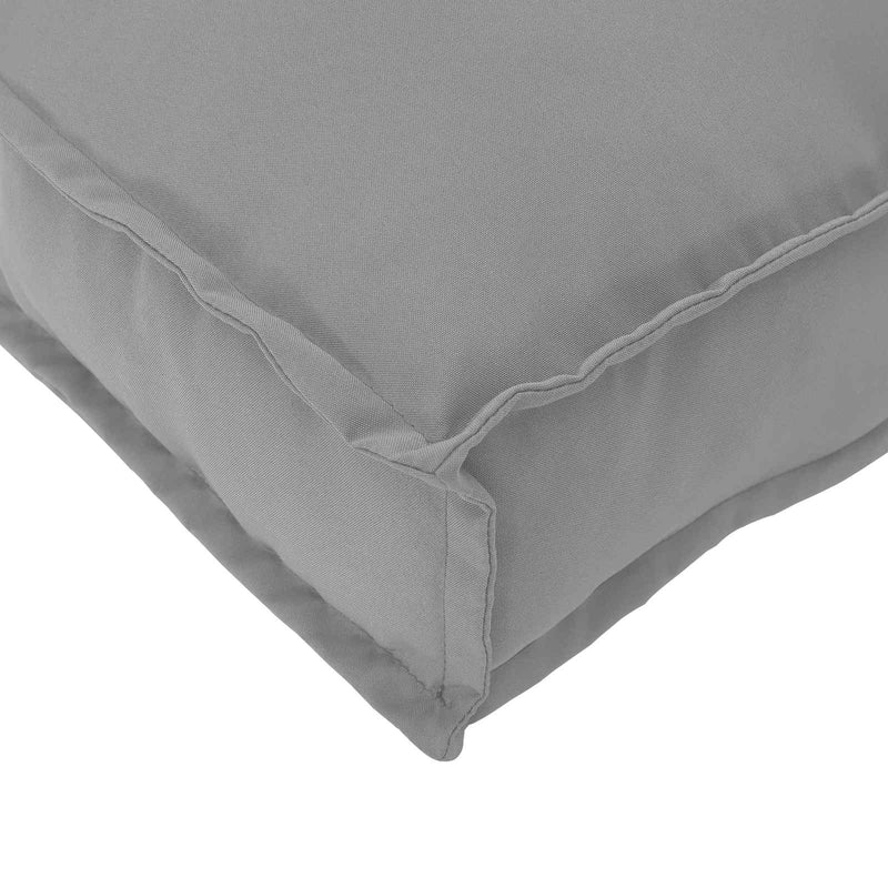 Afbeelding laden in galerijviewer, Vidaxl pallet kussen set 2 pcs grijs oxford stof
