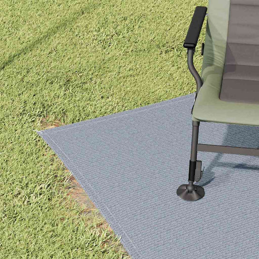Vidaxl tenttapijt blauw en grijs 200 x 200 cm polyetheen