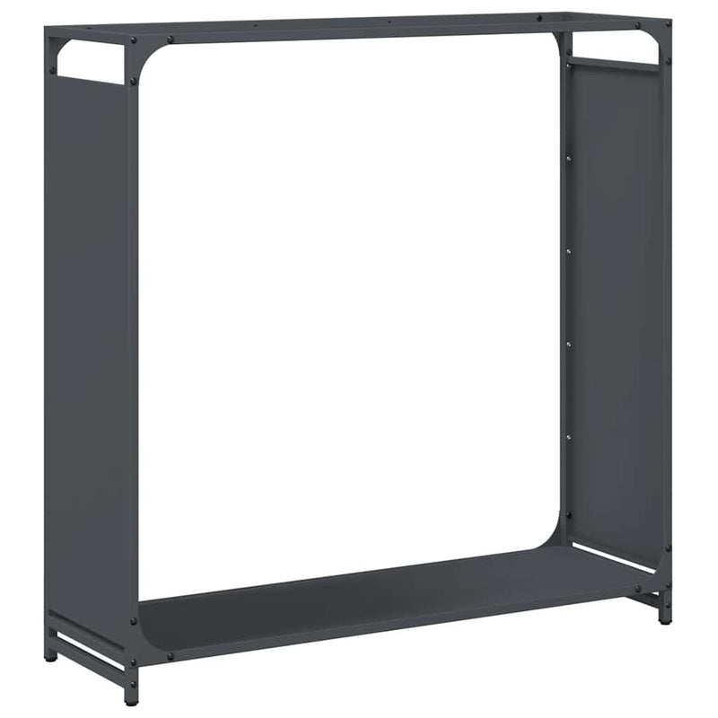 Afbeelding laden in galerijviewer, Vidaxl brandhoutrek 90x28x90 cm koudgewalst staal antracietkleurig
