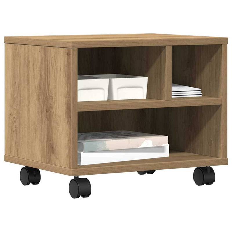 Afbeelding laden in galerijviewer, Vidaxl printerstand artisan eiken 41 x 32 x 33.5 cm bewerkt hout
