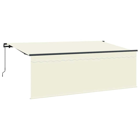 Vidaxl inklapbaar zonnescherm crème 350 x 200 cm