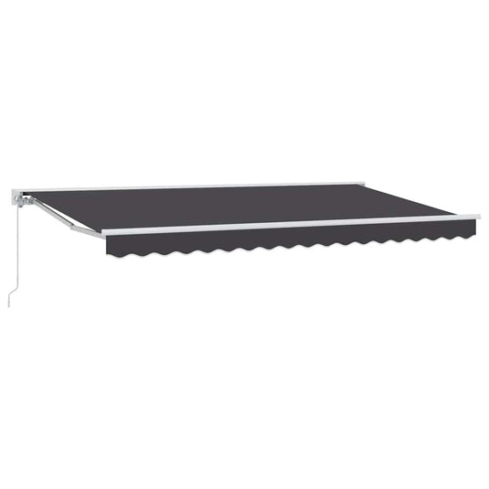 Vidaxl inklapbaar zonnescherm antraciet 350 x 200 cm