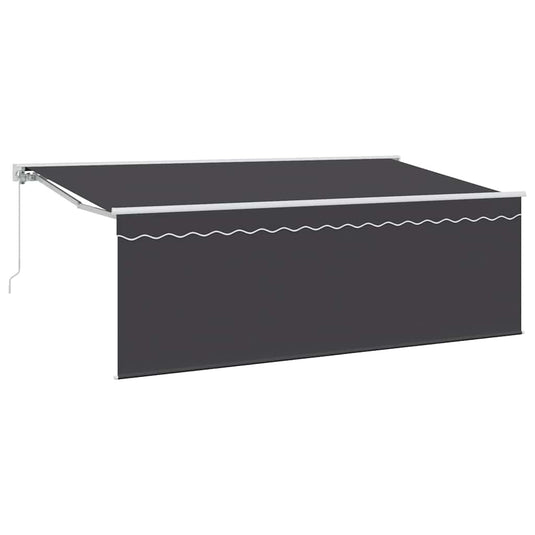 Vidaxl inklapbaar zonnescherm crème 350 x 200 cm