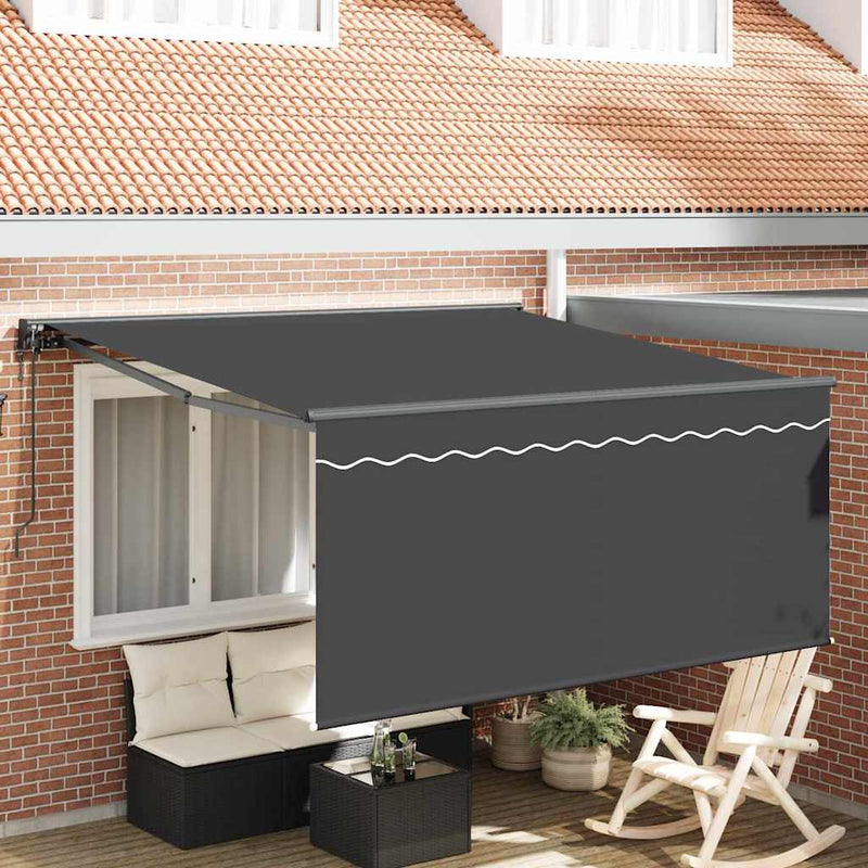 Afbeelding laden in galerijviewer, Vidaxl inklapbaar zonnescherm antraciet 300 x 250 cm
